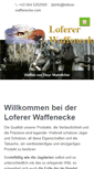 Mobile Screenshot of loferer-waffenecke.com