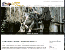 Tablet Screenshot of loferer-waffenecke.com